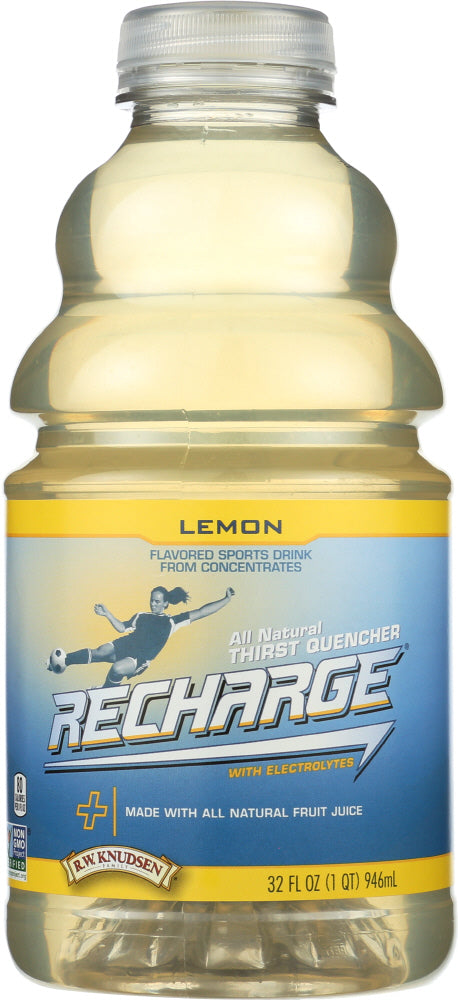 R.W. KNUDSEN: Recharge Lemon Juice, 32 fo