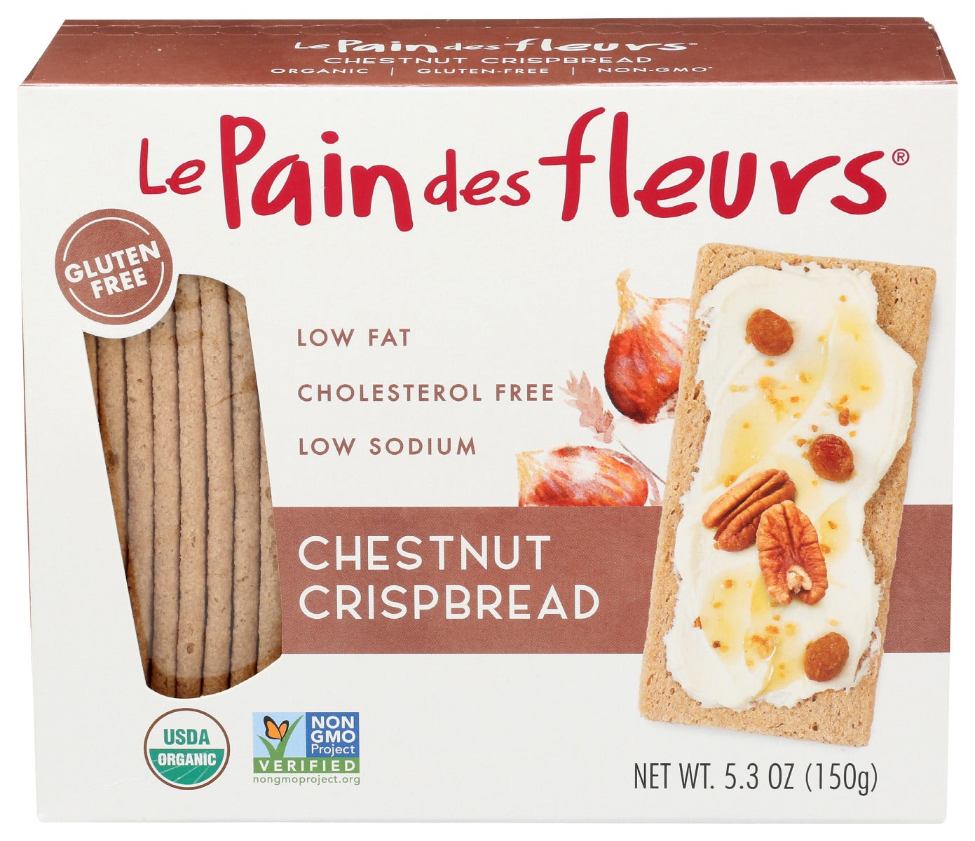 LE PAIN: Crispbread Chestnut, 4.41 oz