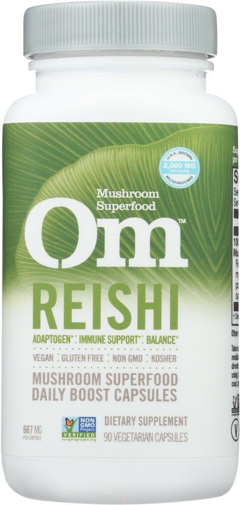 OM MUSHROOM SUPERFOOD: Reishi, 90 cp