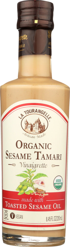 LA TOURANGELLE: Sesame Tamari Dressing Vinaigrette, 8.45 fl oz
