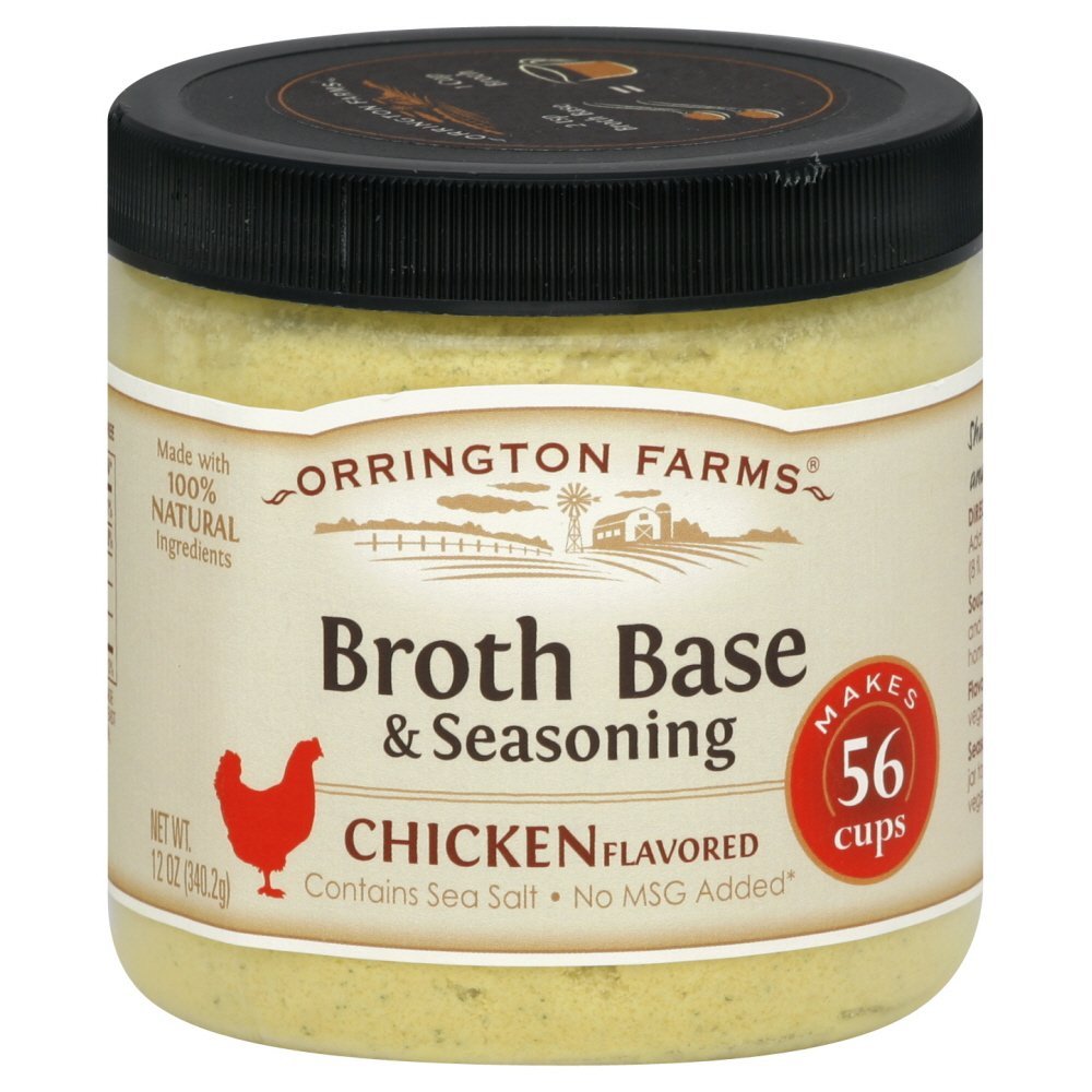 ORRINGTON FARMS: Chicken Flavored Broth Base & Seasoning, 12 oz