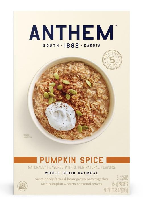 ANTHEM: Oatmeal Pumpkin Spice, 11.25 oz