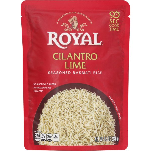 ROYAL: Cilantro Lime Seasoned Basmati Rice, 240 gm