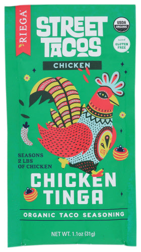 RIEGA: Organic Chicken Tinga Taco Seasoning, 1.1 oz