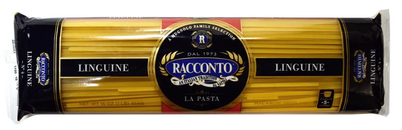 RACCONTO: Wide Linguine Pasta, 16 oz