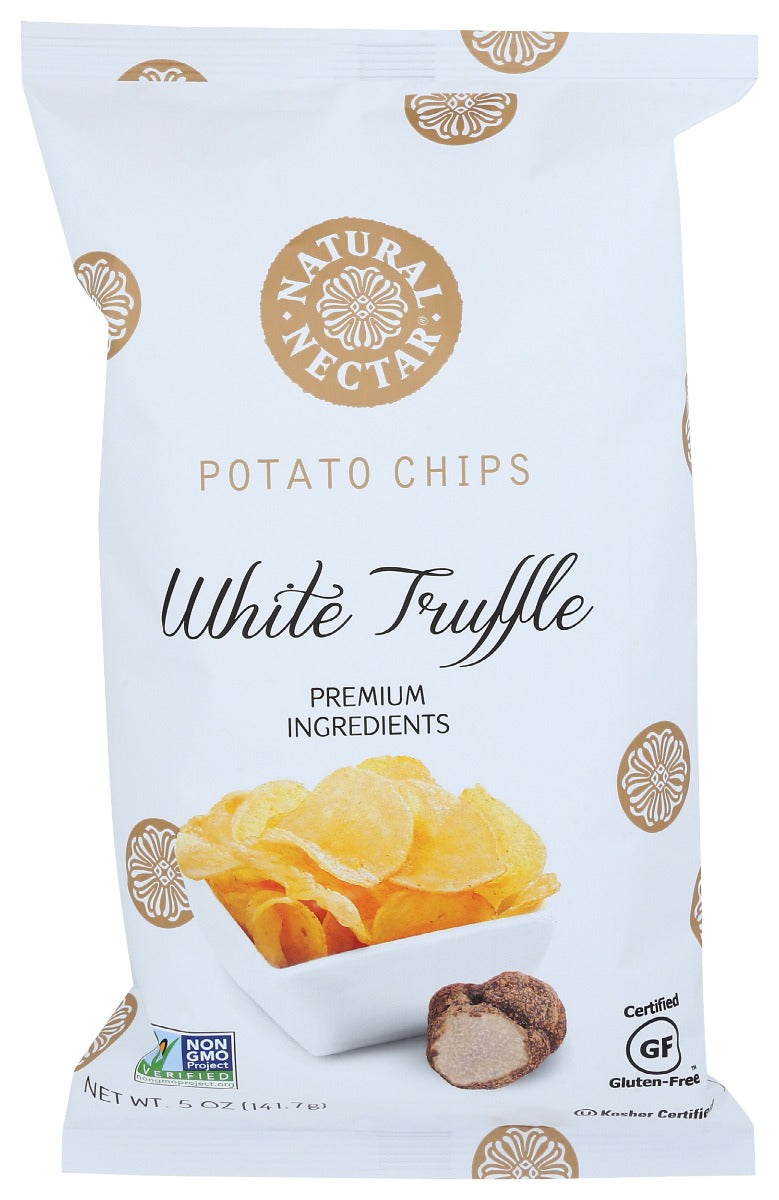 NATURAL NECTAR: White Truffle Potato Chips, 5 oz